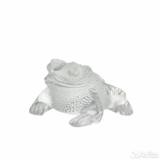 Скульптура Lalique Gregoire Toad лягушка 10,5см