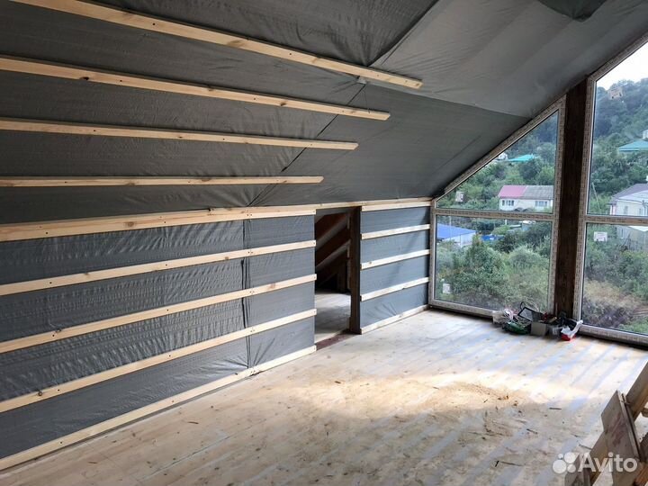 Ремонт мансарды. Устройство жилой мансарды