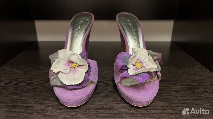 Босоножки женские 37 замша, casadei