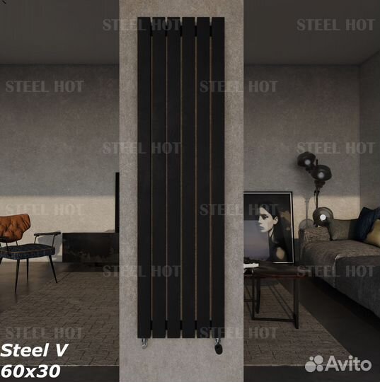 Вертикальный дизайн радиатор Steel-Hot от завода
