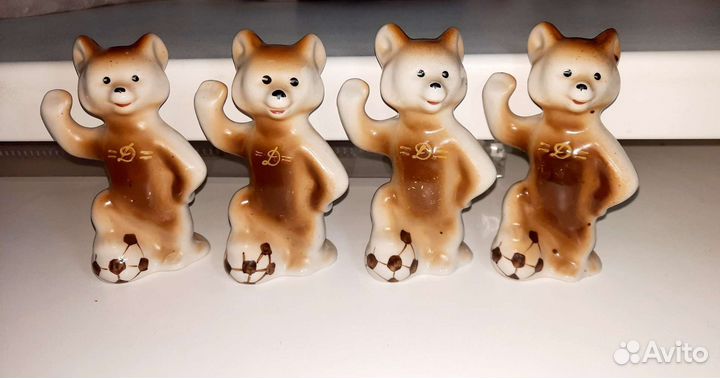 Мишка.Динамо.ссср.статуэтка