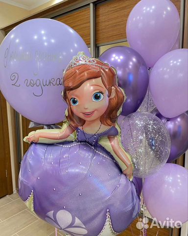 Гелиевые воздушные шары для девочек