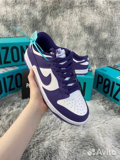 Nike Dunk Low Court Purple Фиолетовые Оригинал Poi