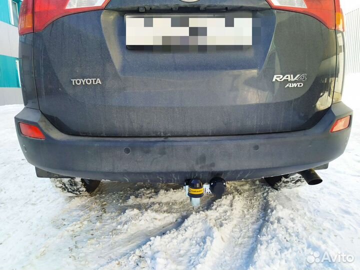 Фаркоп Toyota RAV4 2013-2019 с оцинкованным шаром