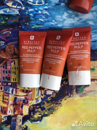 Гель-крем erborian красный перец для лица 20 ml