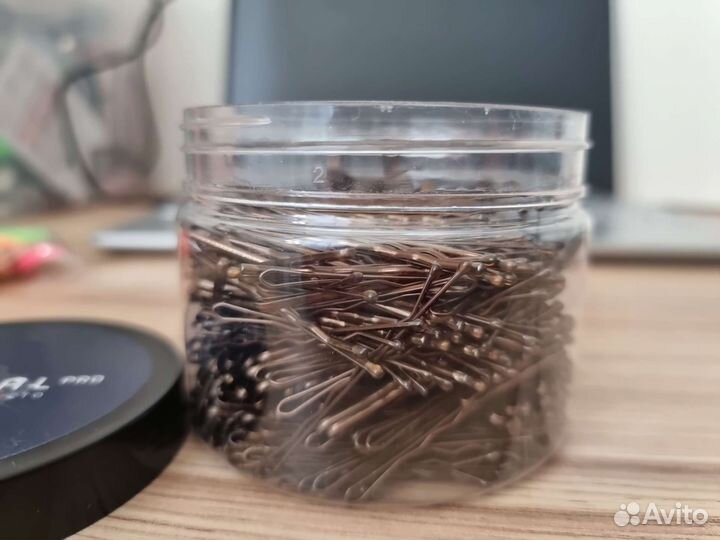 Невидимки металлические коричневые Deval