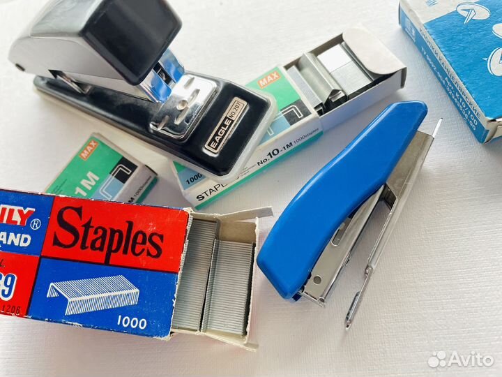 Степлер - сшиватель, скобы, кнопки