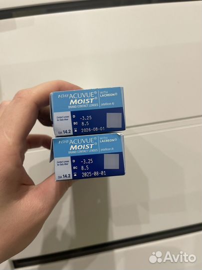 Линзы acuvue moist