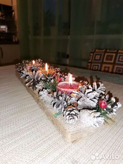 Подсвечник новогодний