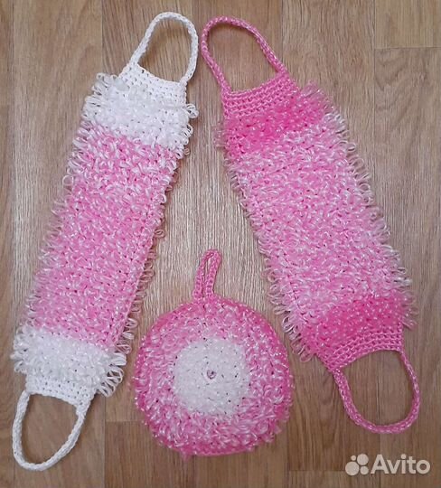 Набор мочалок ручной работы