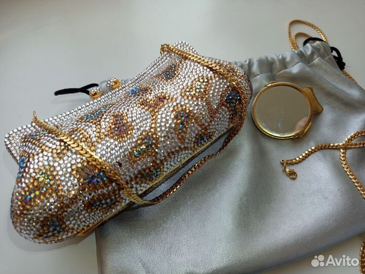 Сумка женская клатч Сваровски