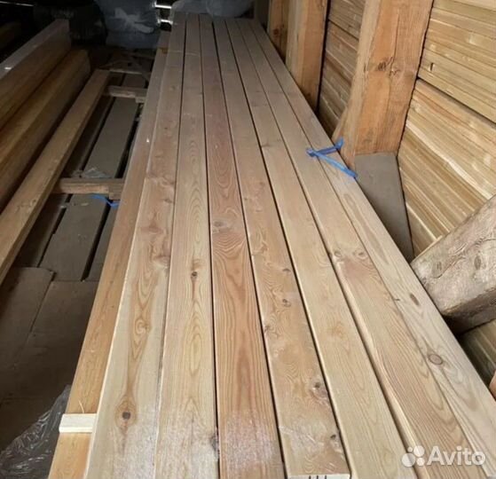 Террасная доска лиственница гладкая