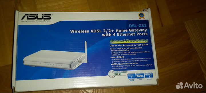 Wifi роутер asus dsl-g31 купить