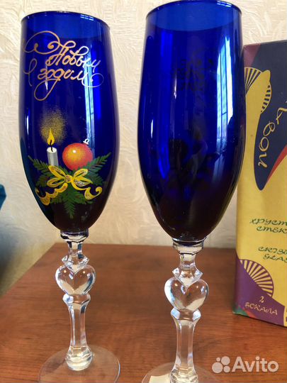 Новогодние бокалы набор
