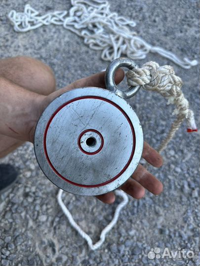 Поисковый магнит двухсторонний 2 f 600