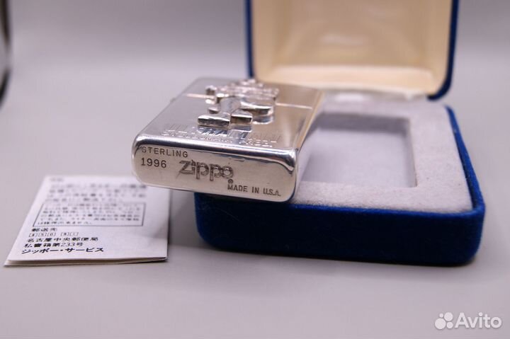 Серебряная Zippo sterling Ultraman 1996 год