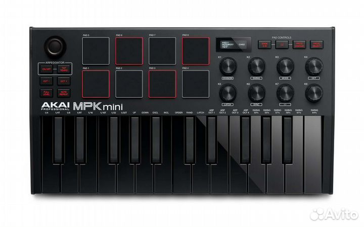 Midi-клавиатура akai PRO MPK mini MK3 B