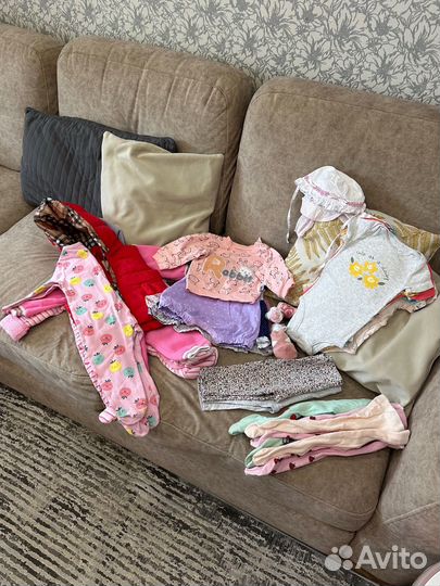 Пакет одежды для девочки 68