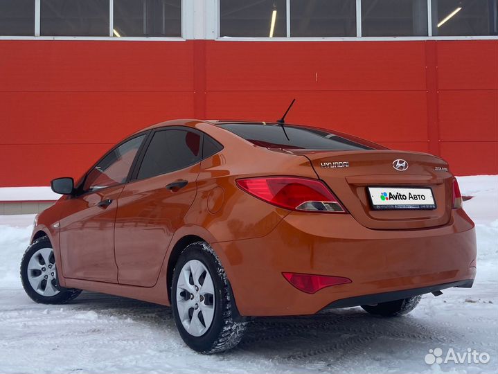 Hyundai Solaris 1.6 МТ, 2014, 95 200 км