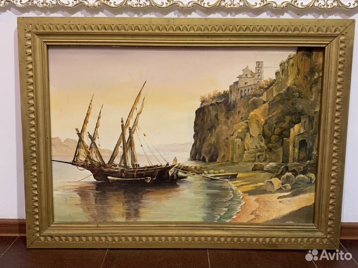 Картина корабль