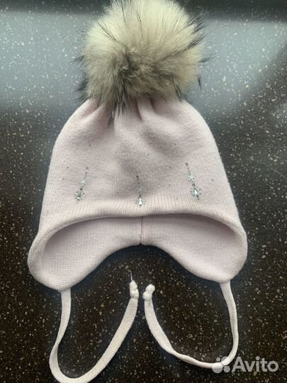 Шапка зимняя для девочки 52 54 IL trenino