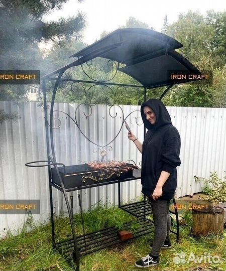 Мангал со столиком