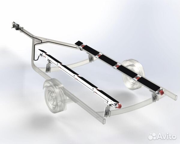Роликовая система прицепа гидравлическая / практи
