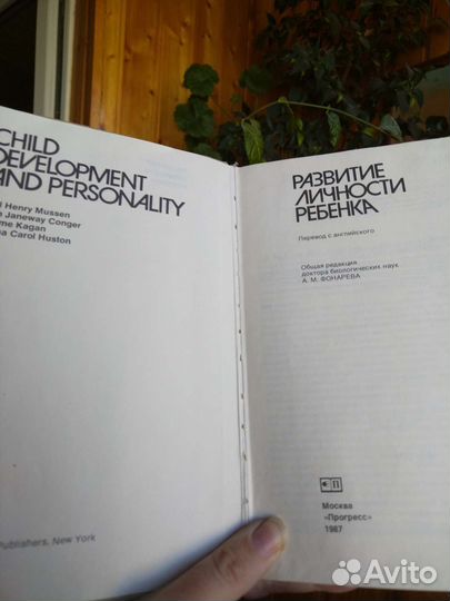 Развитие личности ребенка