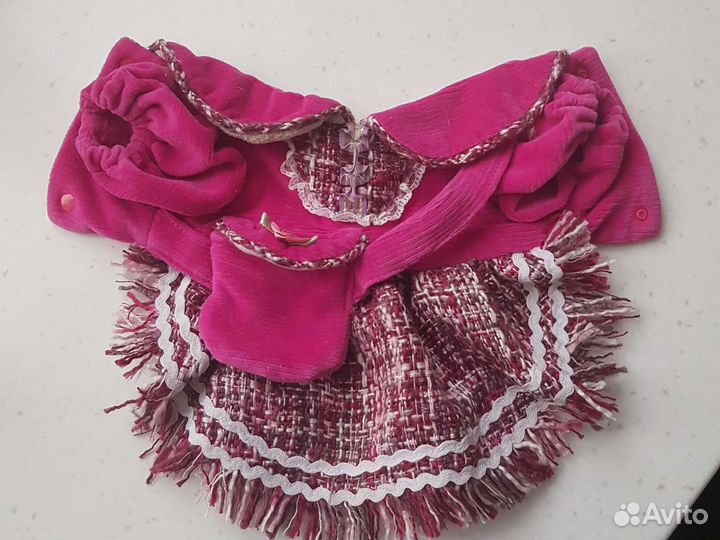 Платья и осенний комбинезон для суки 2 кг. 10 разм