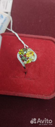 Кольцо серебряное 925 2,77г (арт 100672) сп29