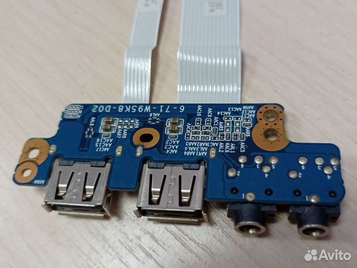 Плата USB jack для dexp CLV-950-C
