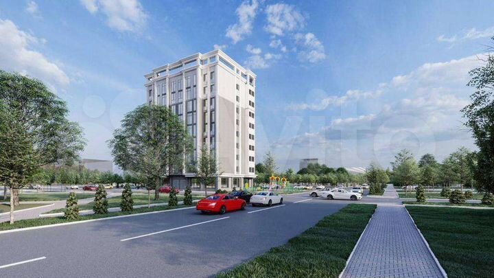 1-к. квартира, 53,6 м², 9/9 эт.