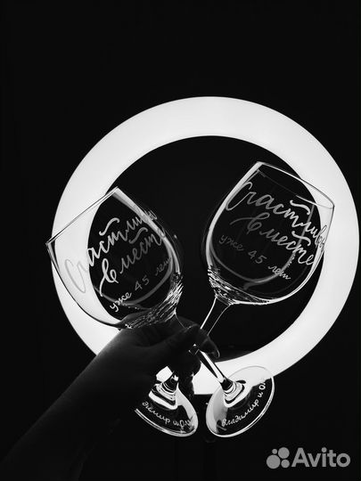 Гравировка на бокалах