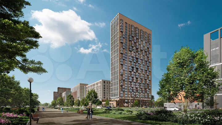 2-к. квартира, 46,1 м², 3/15 эт.