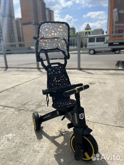 Трехколесный велосипед коляска