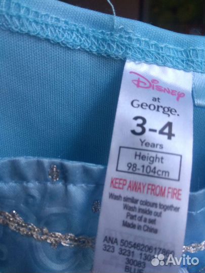 Новогодний костюм для девочки 98 104