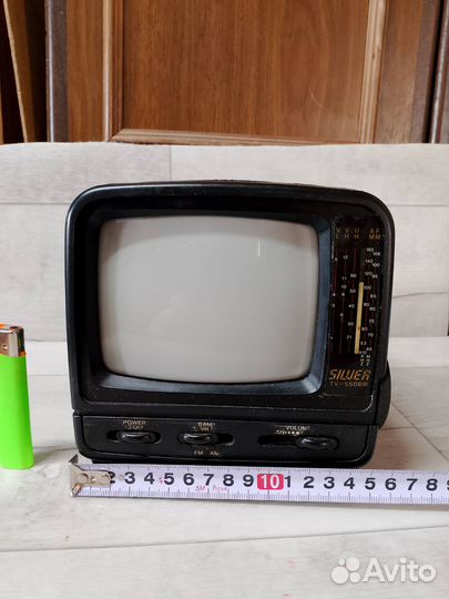 Портативный тв-радио silver tv-550bw, на запчасти