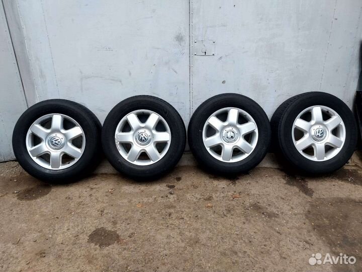 Литые диски с резиной R18 Volkswagen touareg 02-10