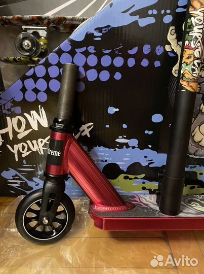 Трюковой самокат Металл Новый