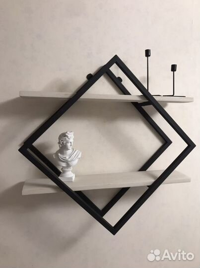 Полка настенная в стиле лофт