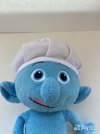 Мягкая игрушка смурфик пекарь