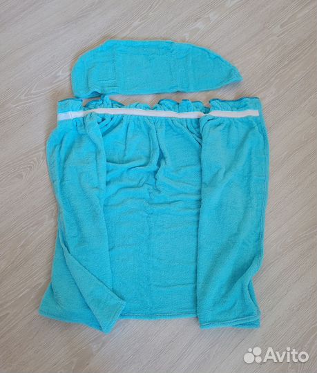 Новый набор для сауны - килт +чалма