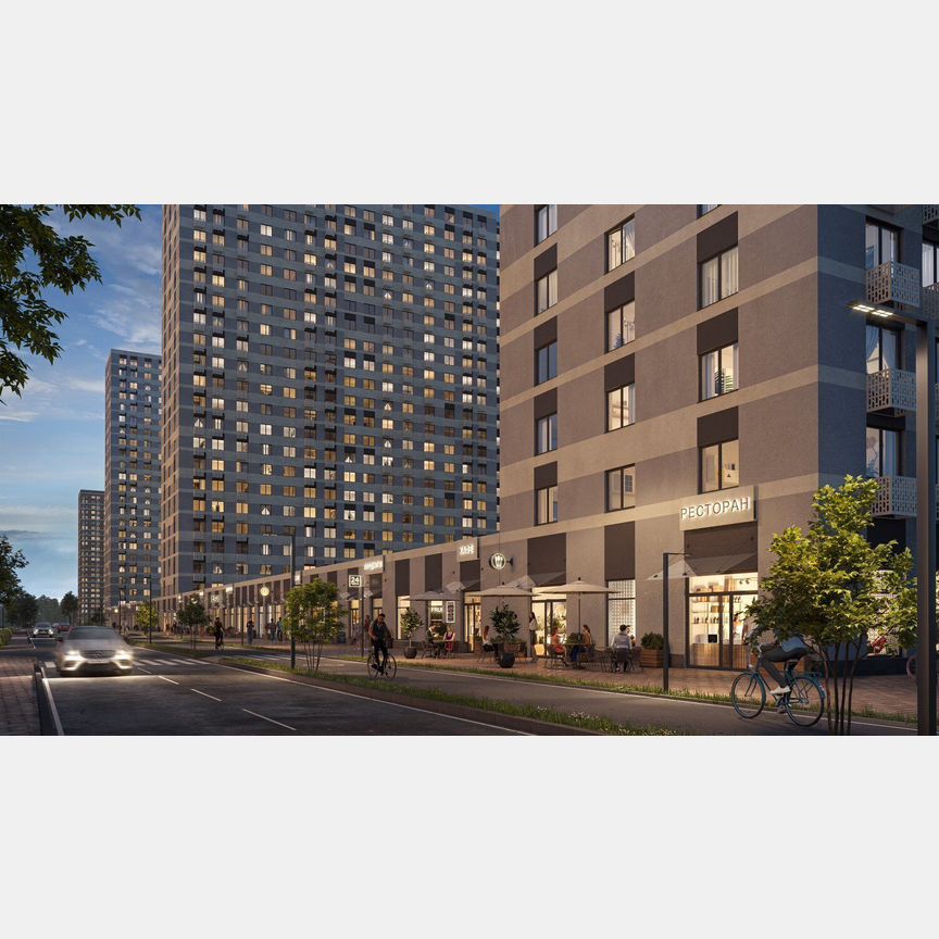 Квартира-студия, 21,8 м², 14/23 эт.