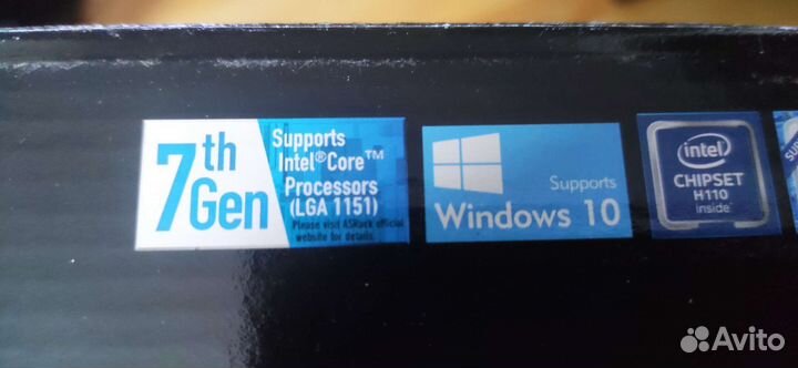 Материнская плата asrock H110 PRO