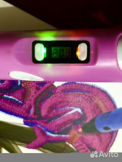 3D ручка dexped с цветными стержнями (нитями)