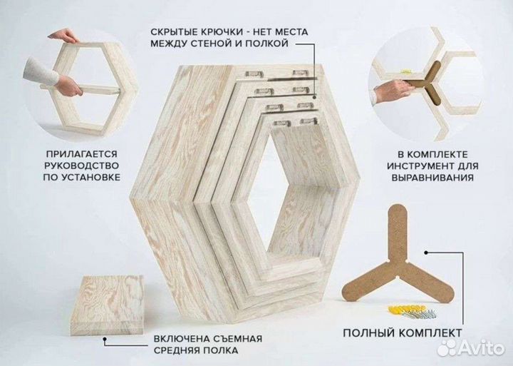 Полка настенная