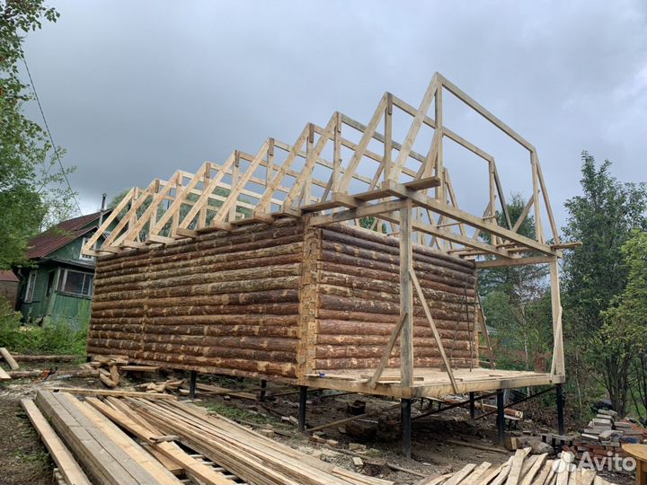 Строительство домов из Бревна Бруса