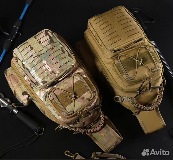 Сумка нагрудная тактическая многофункционая