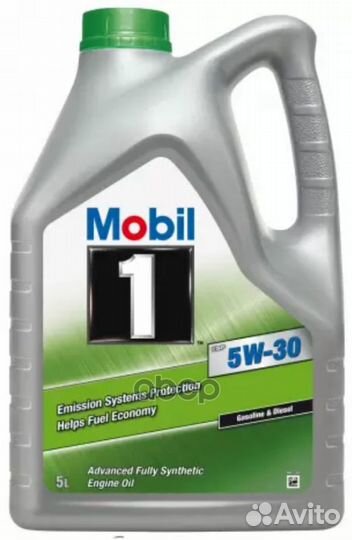 Масло моторное mobil 5W30 formula ESP 5Л. Mobil