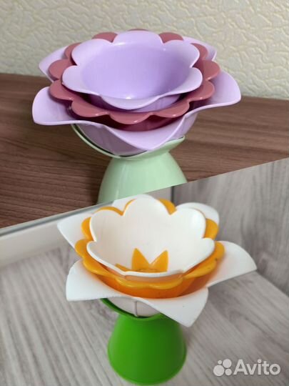 Воронка в виде цветка. Набор 3 шт